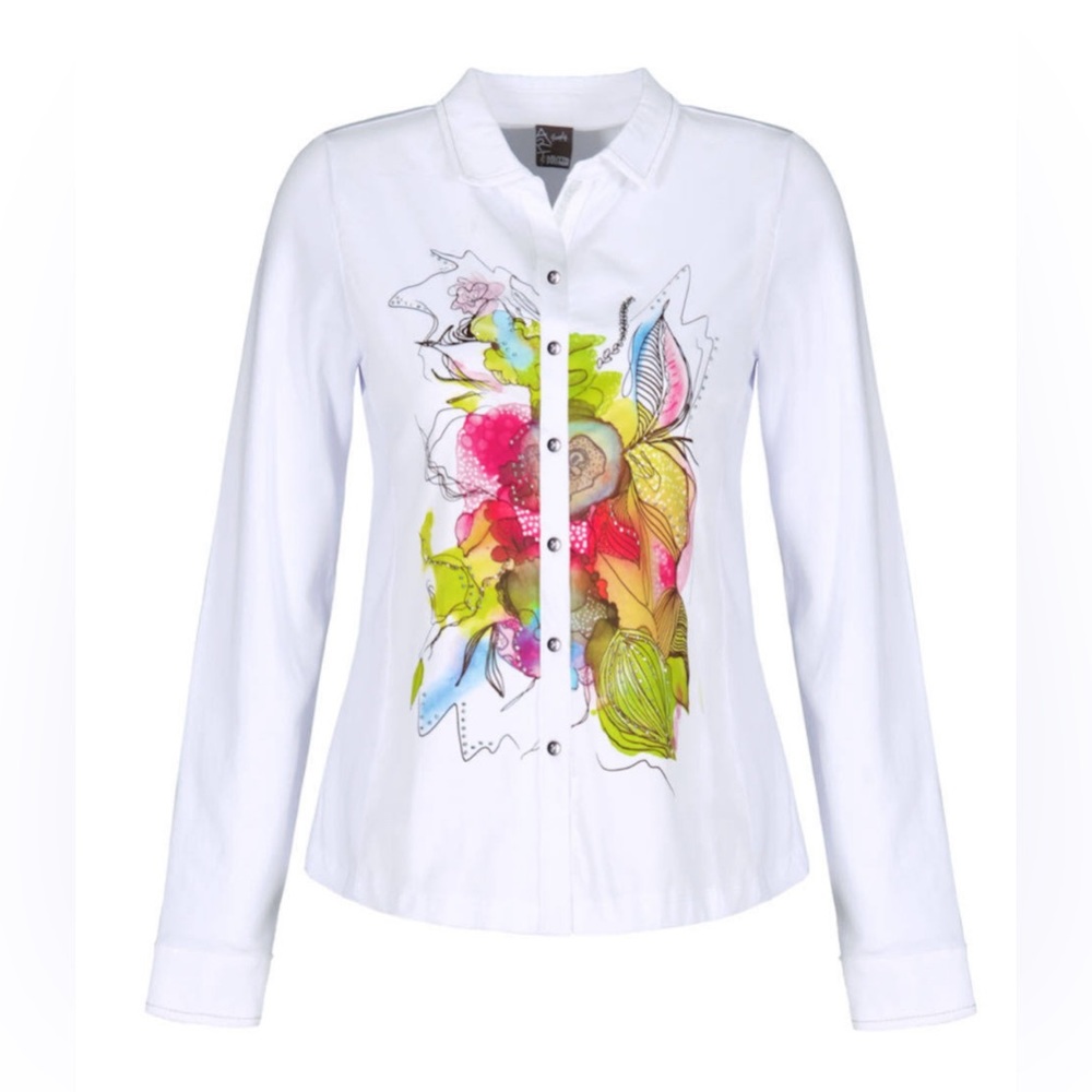 Size L ‘Vivacity’ embellished shirt from Canadian maker Dolcezza
